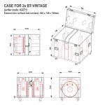 CASE FOR 2xBT-RETRO